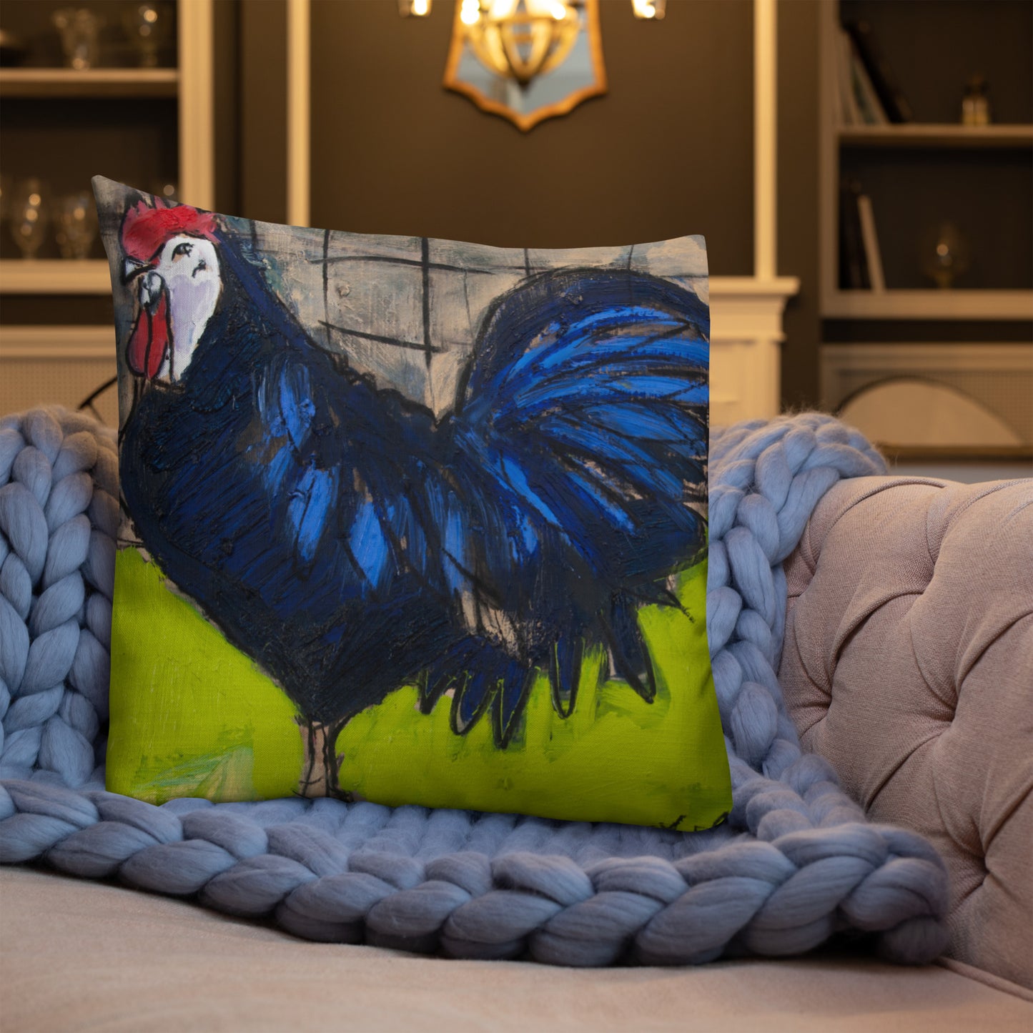 Study for Tribute to Heritage Poultry Premium Pillow