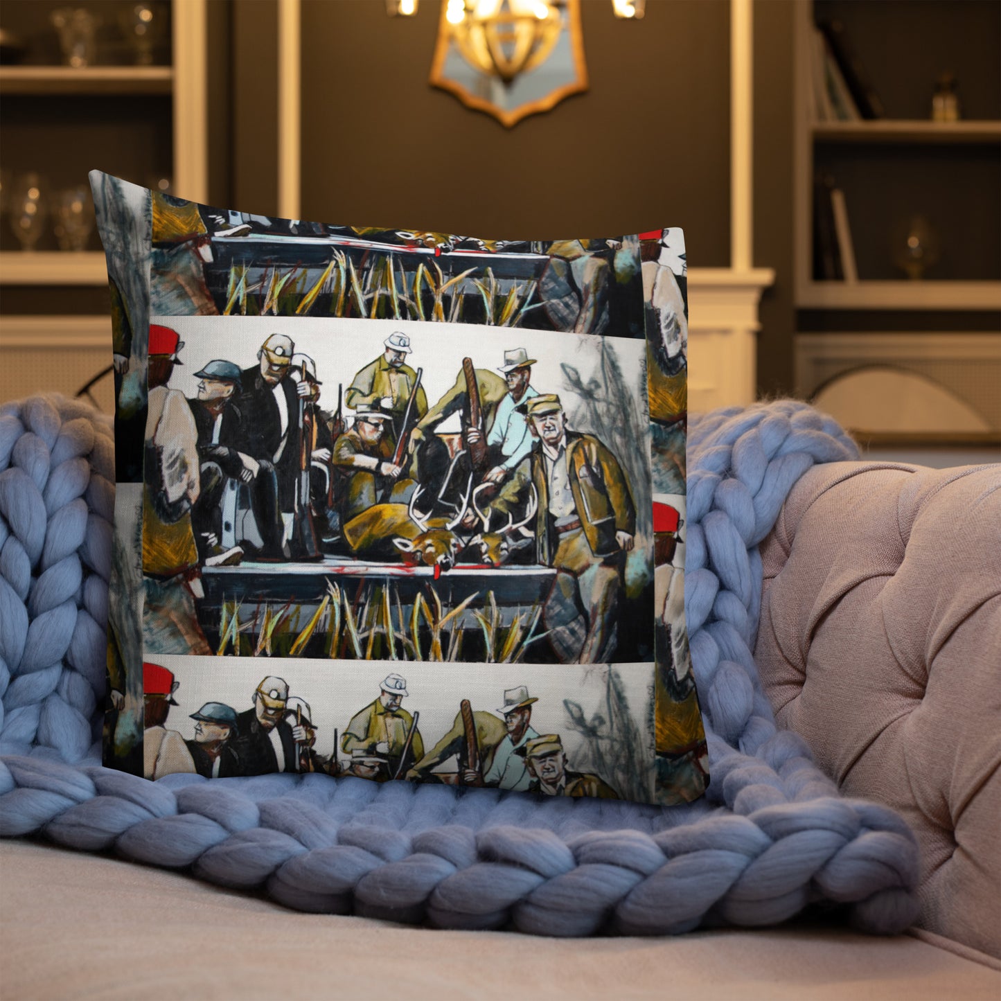 Vintage Sportsmen Premium Pillow