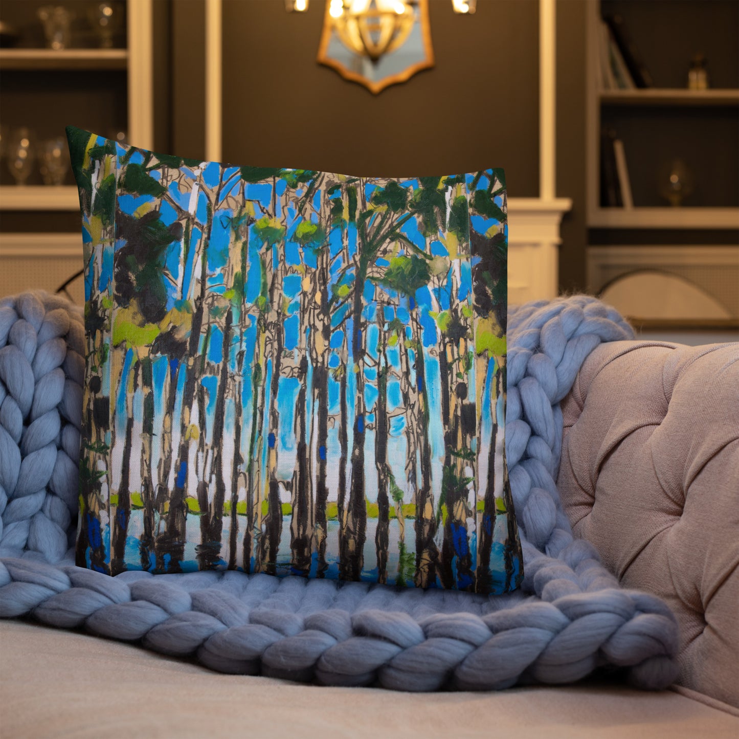 Cypress Reflections III Premium Pillow