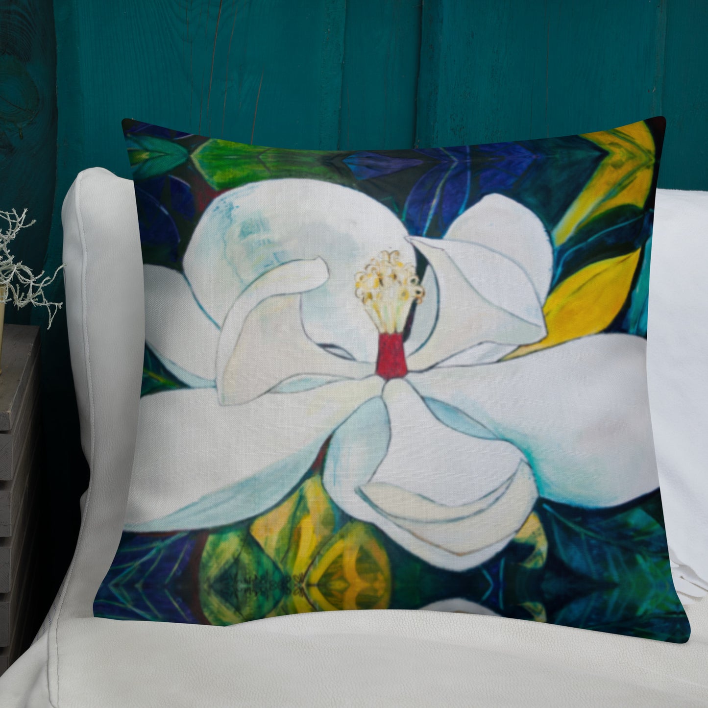 Bray Magnolia Premium Pillow