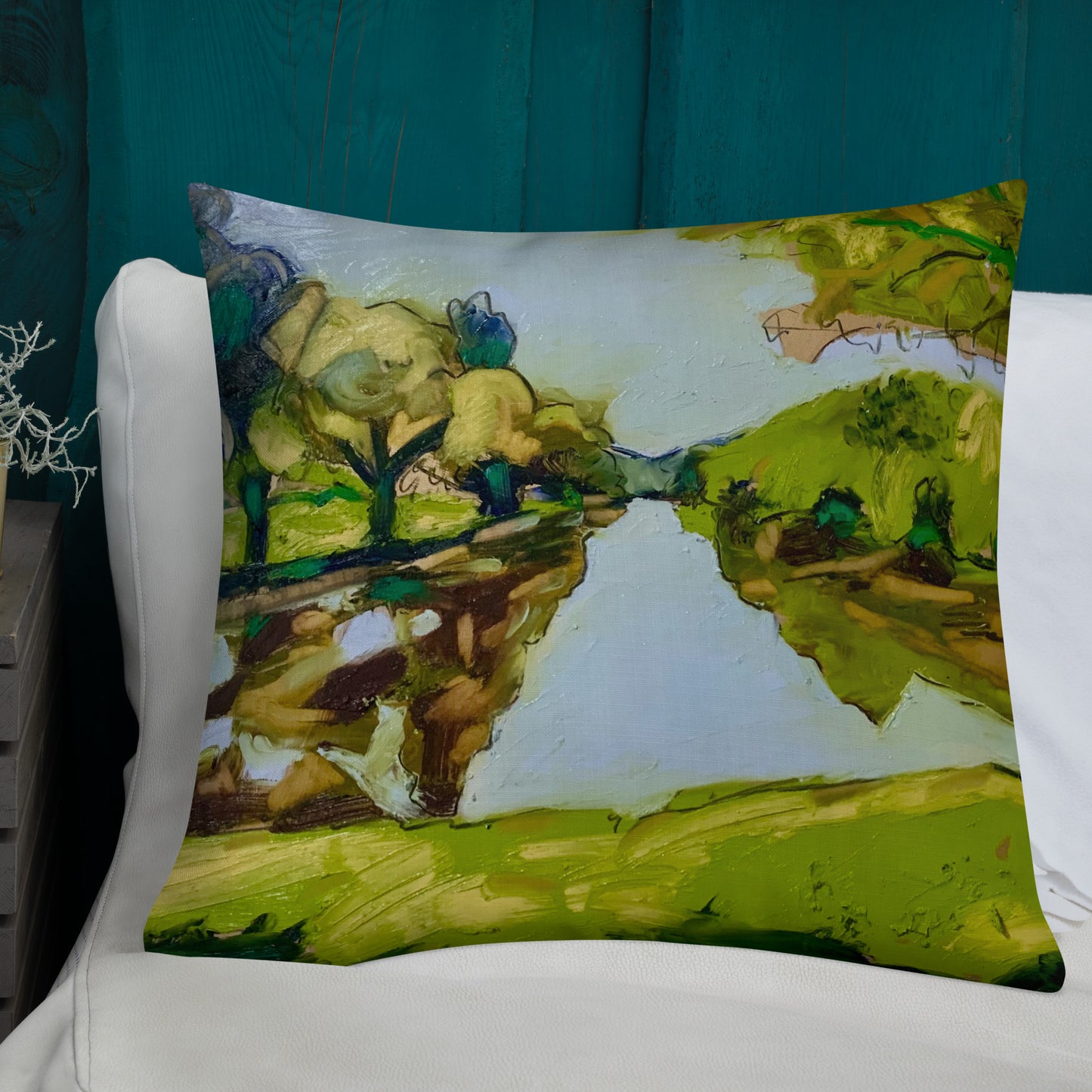 Study for Tranquil Lake Premium Pillow