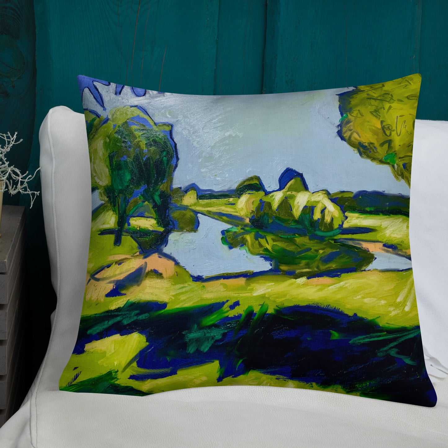 Study for Tranquil Lake IV Premium Pillow