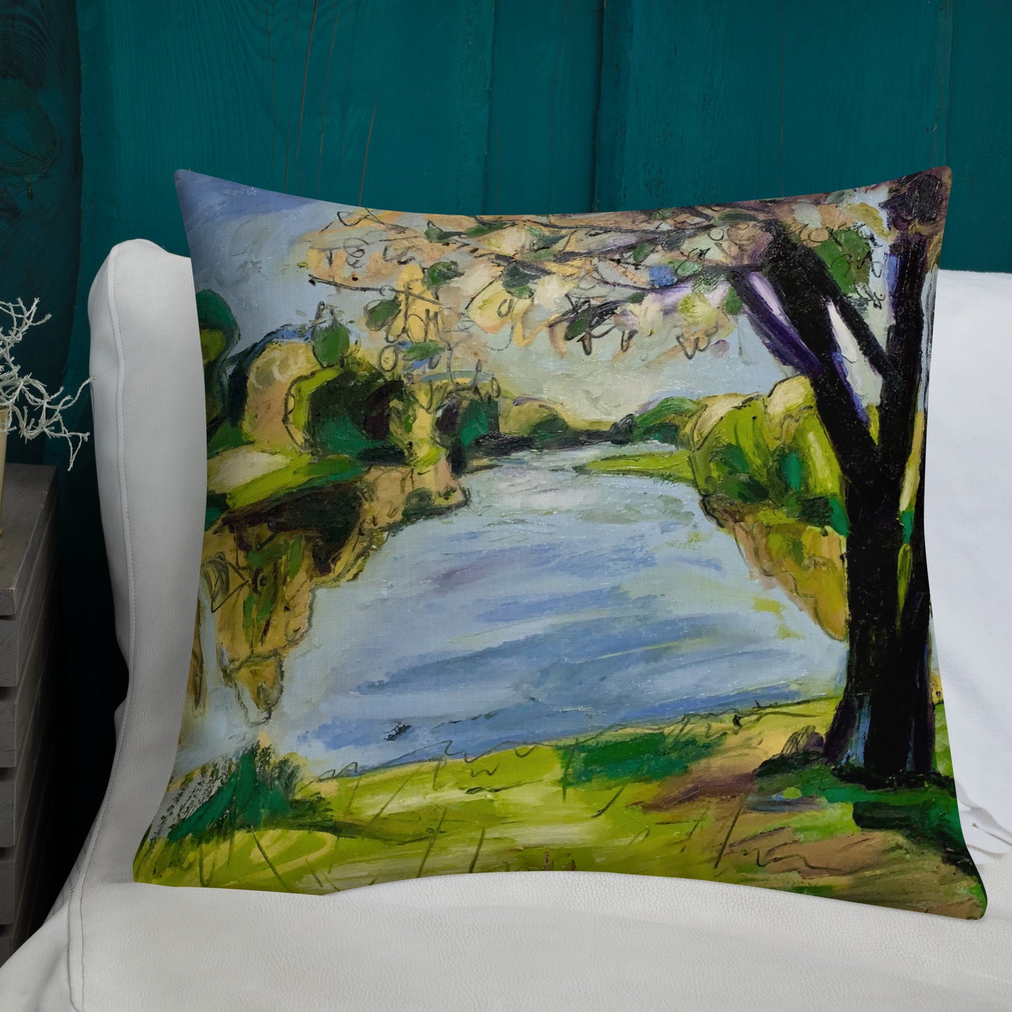 Study for Tranquil Lake VI Premium Pillow