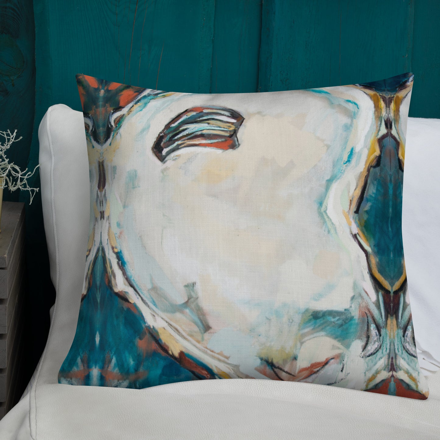 Teal Oyster Premium Pillow