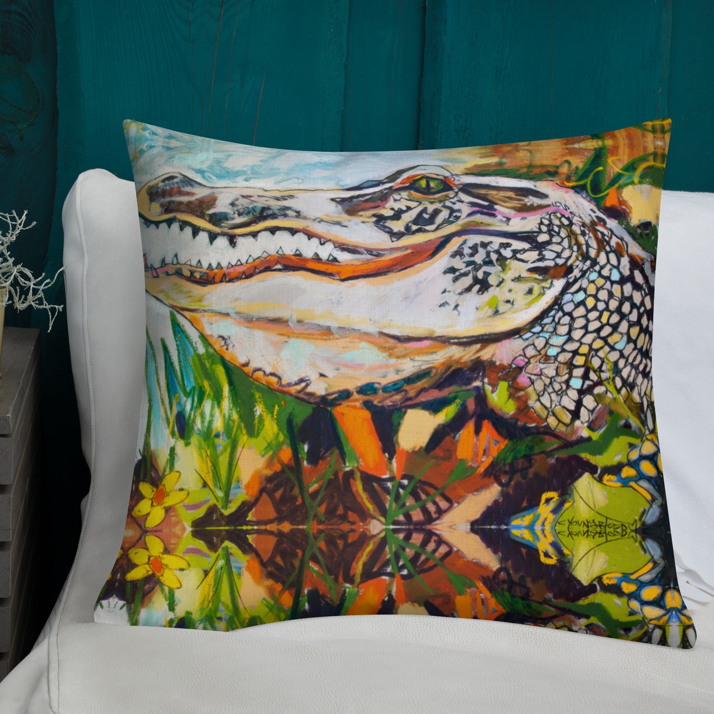 Groovy Gator Premium Pillow