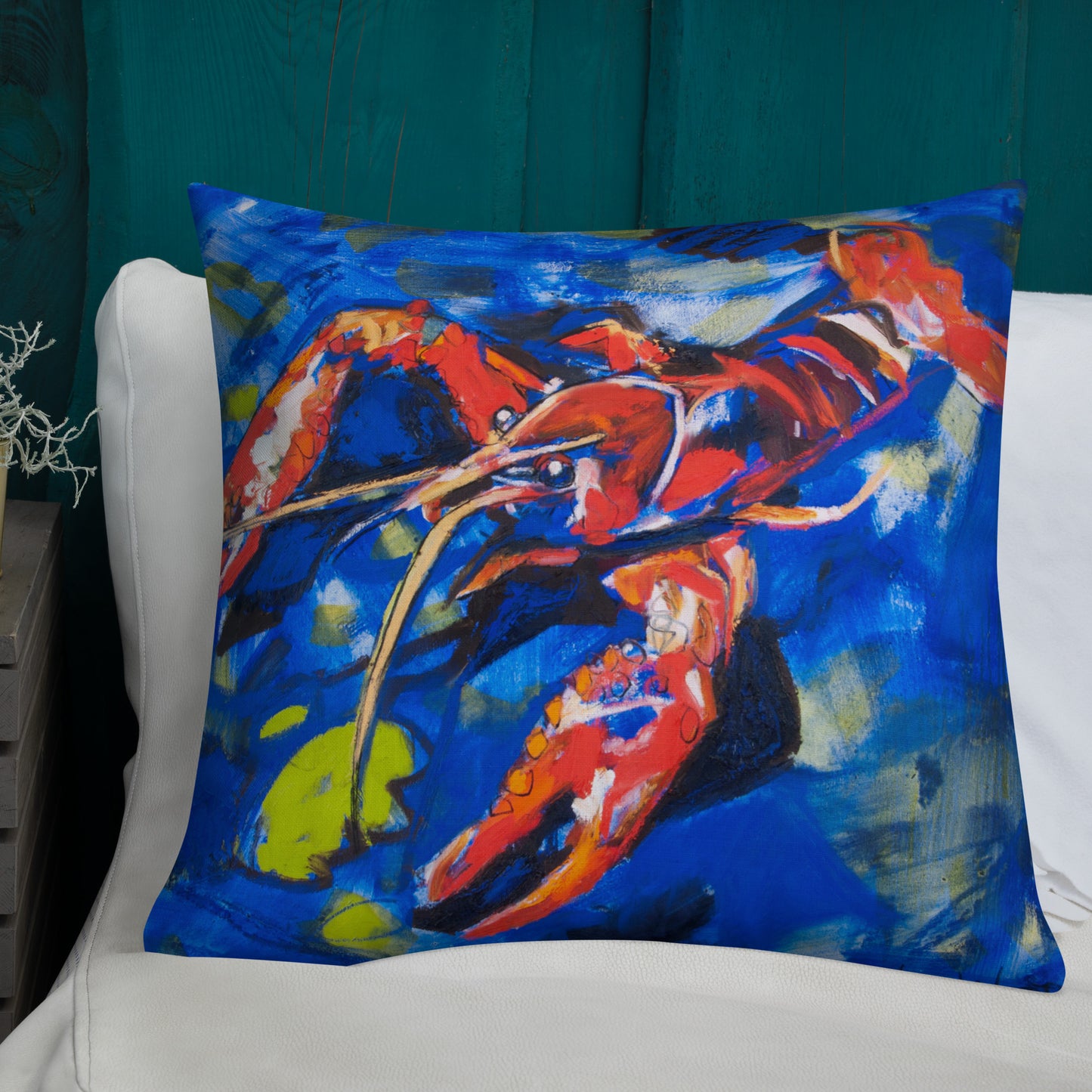 Crawfish in Habitat Premium Pillow