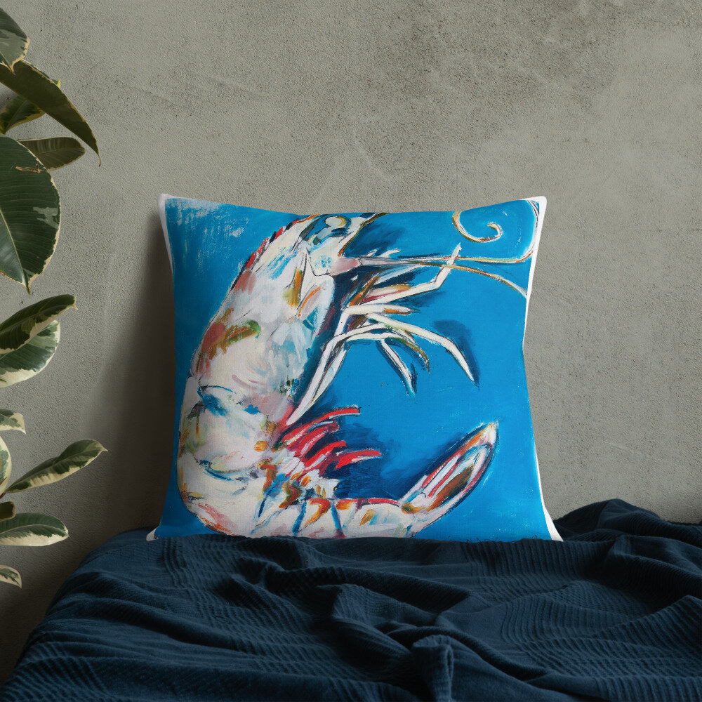 Aqua Shrimp Premium Pillow