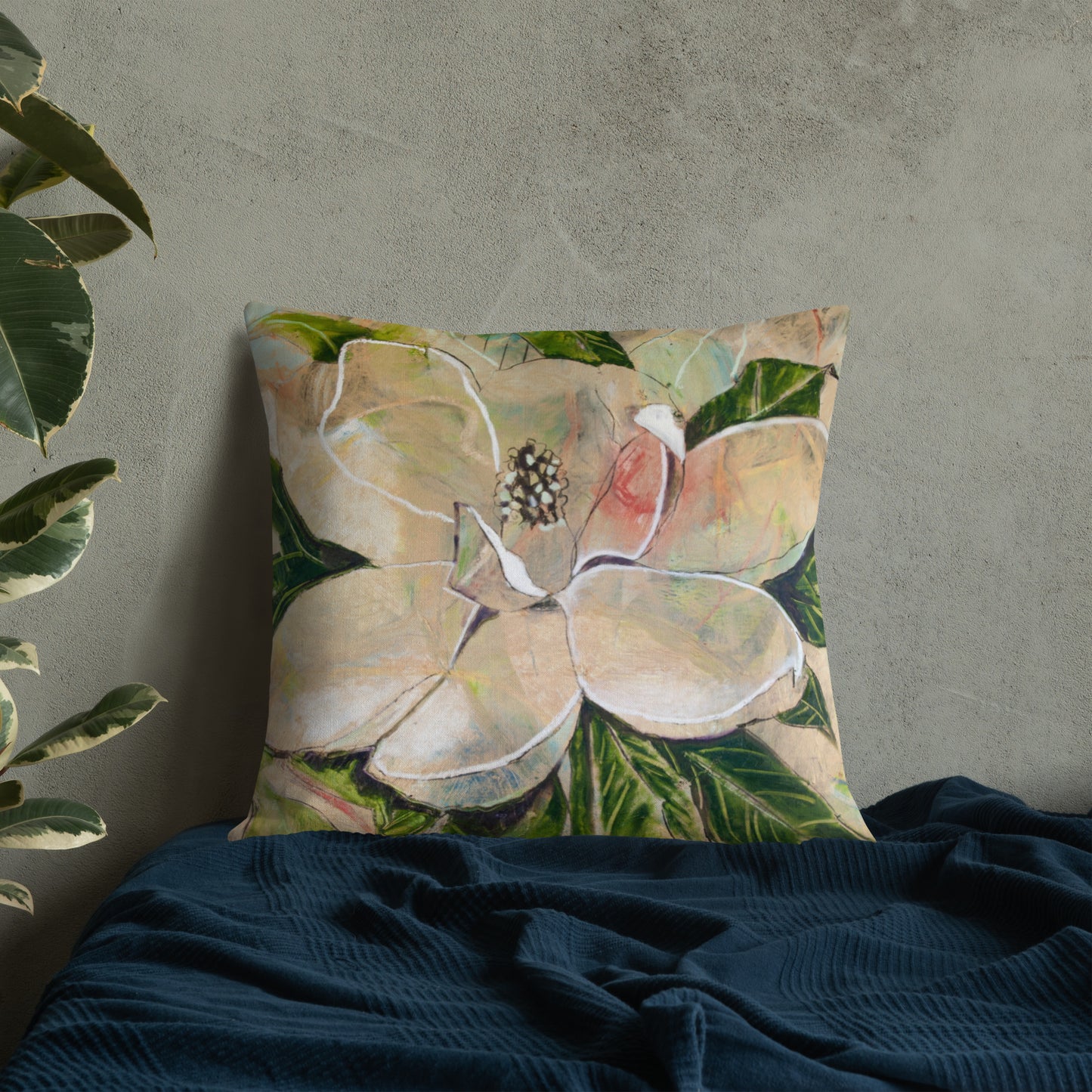 The Golden Magnolia Premium Pillow