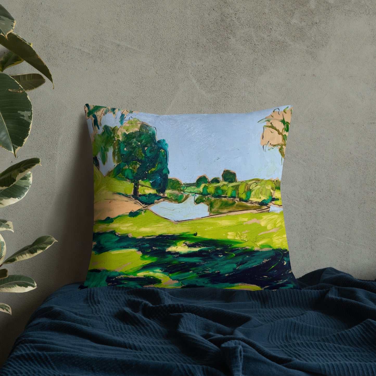 Study for Tranquil Lake II Premium Pillow