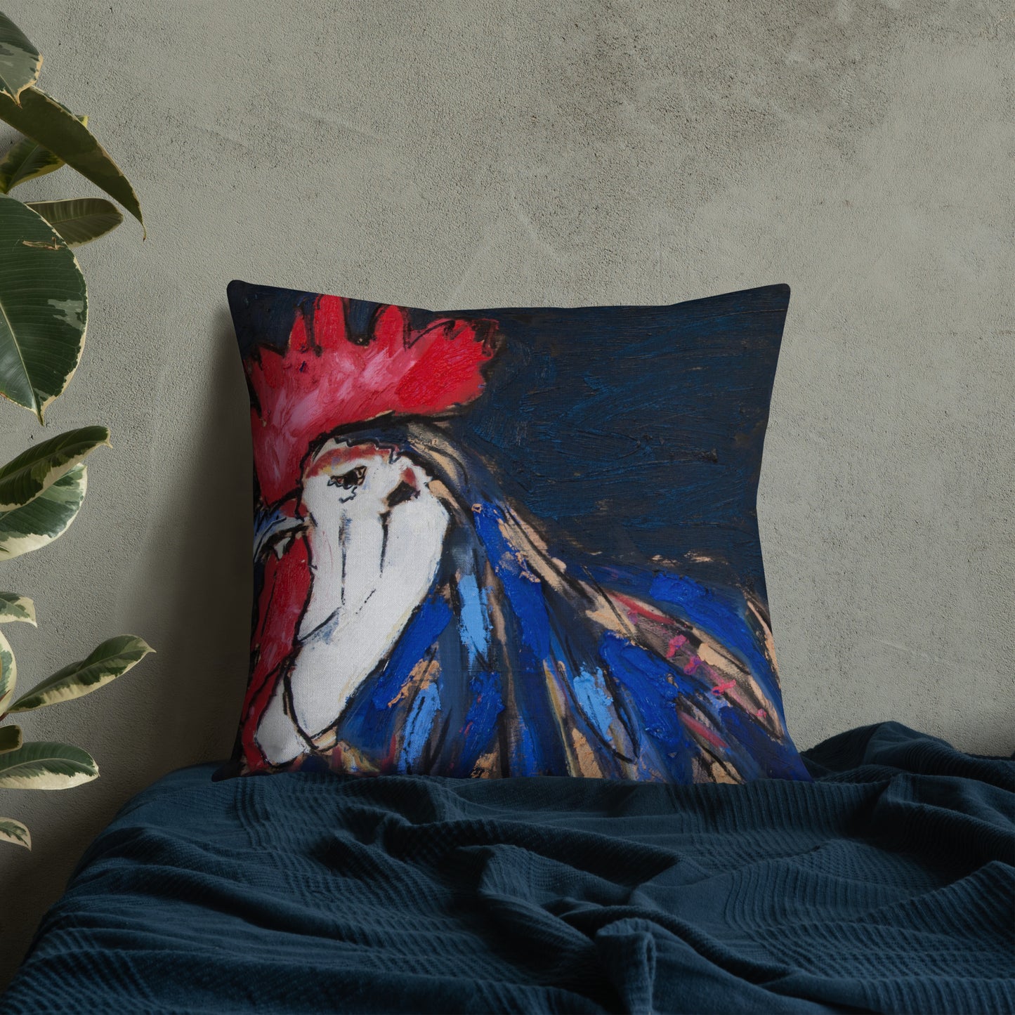 Study for Tribute to Heritage Poultry II Premium Pillow