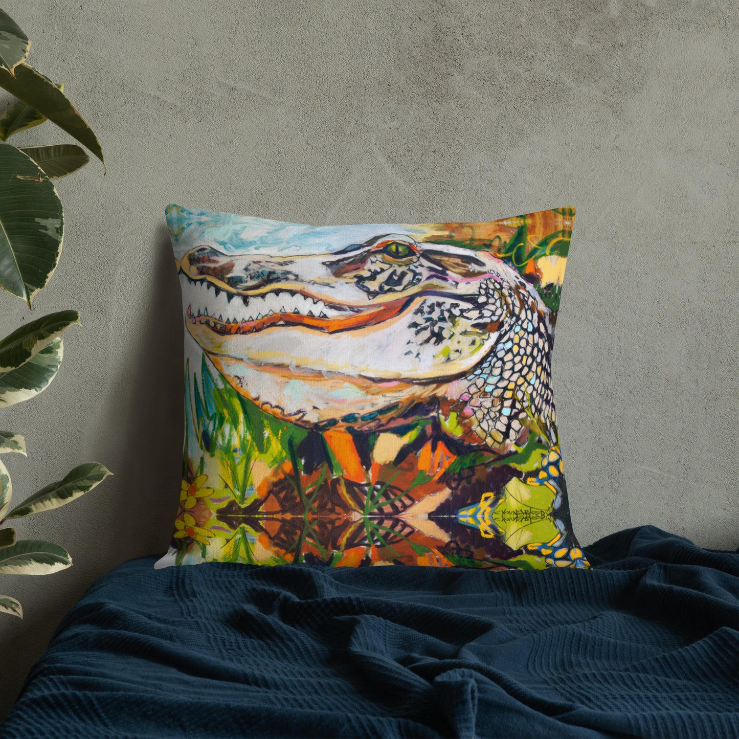 Groovy Gator Premium Pillow