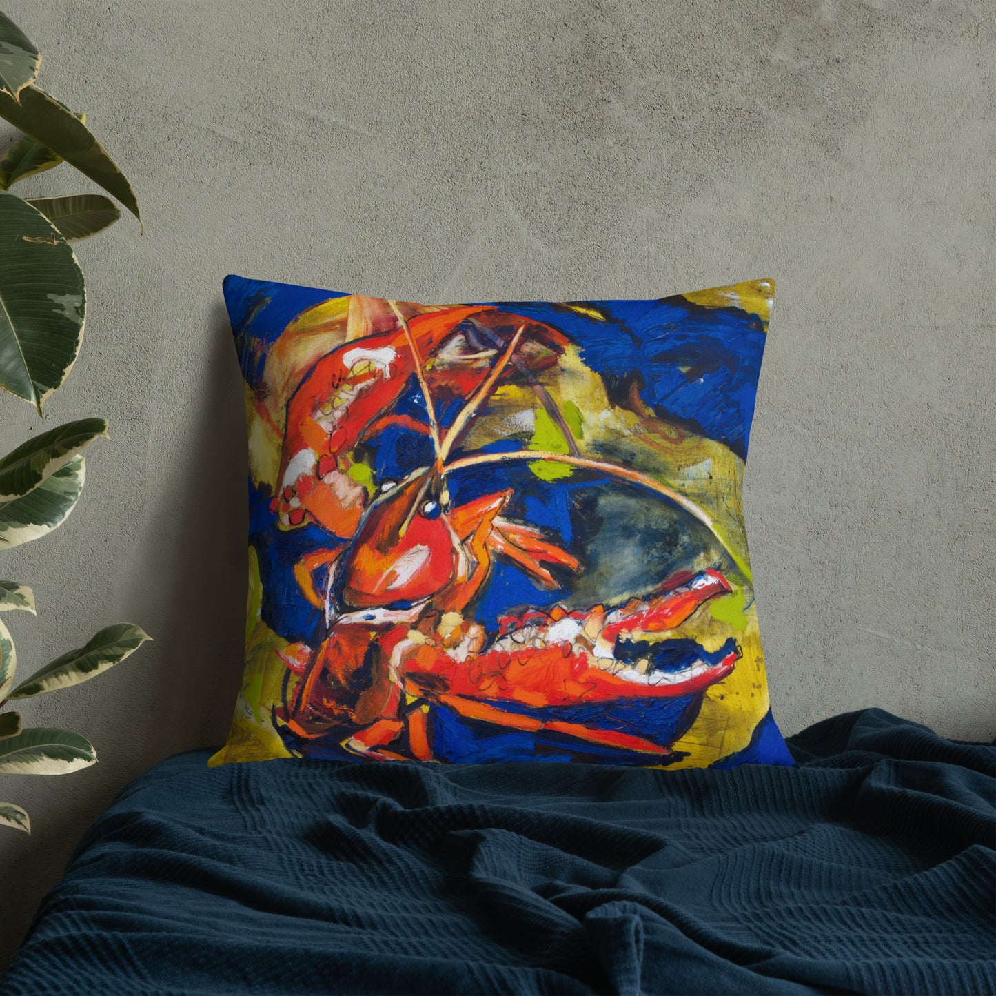 Crawfish in Habitat II Premium Pillow