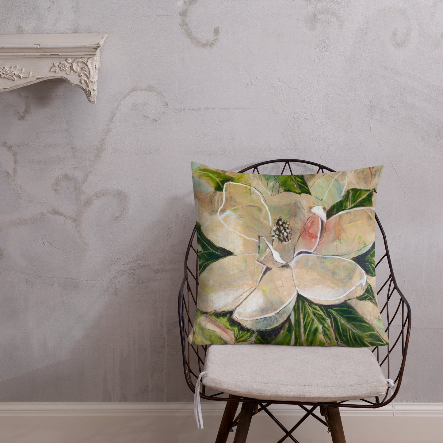 The Golden Magnolia Premium Pillow
