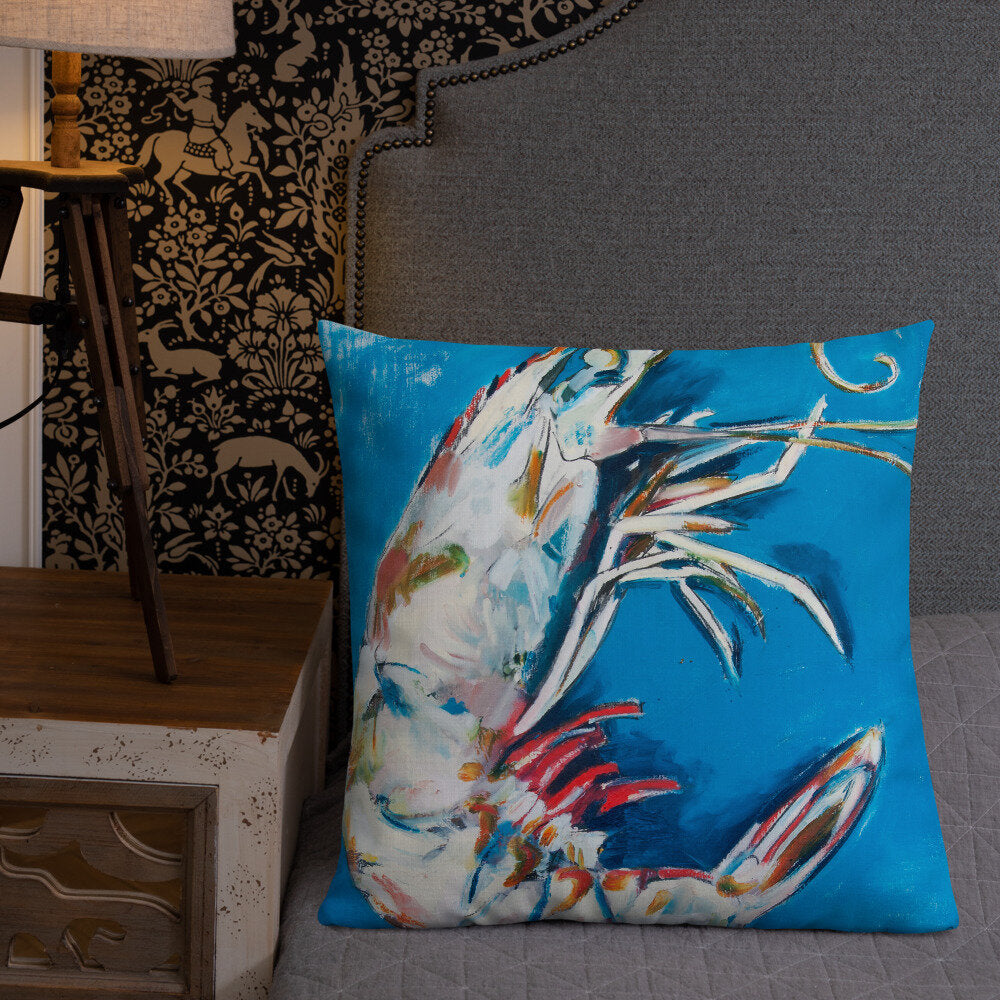 Aqua Shrimp Premium Pillow