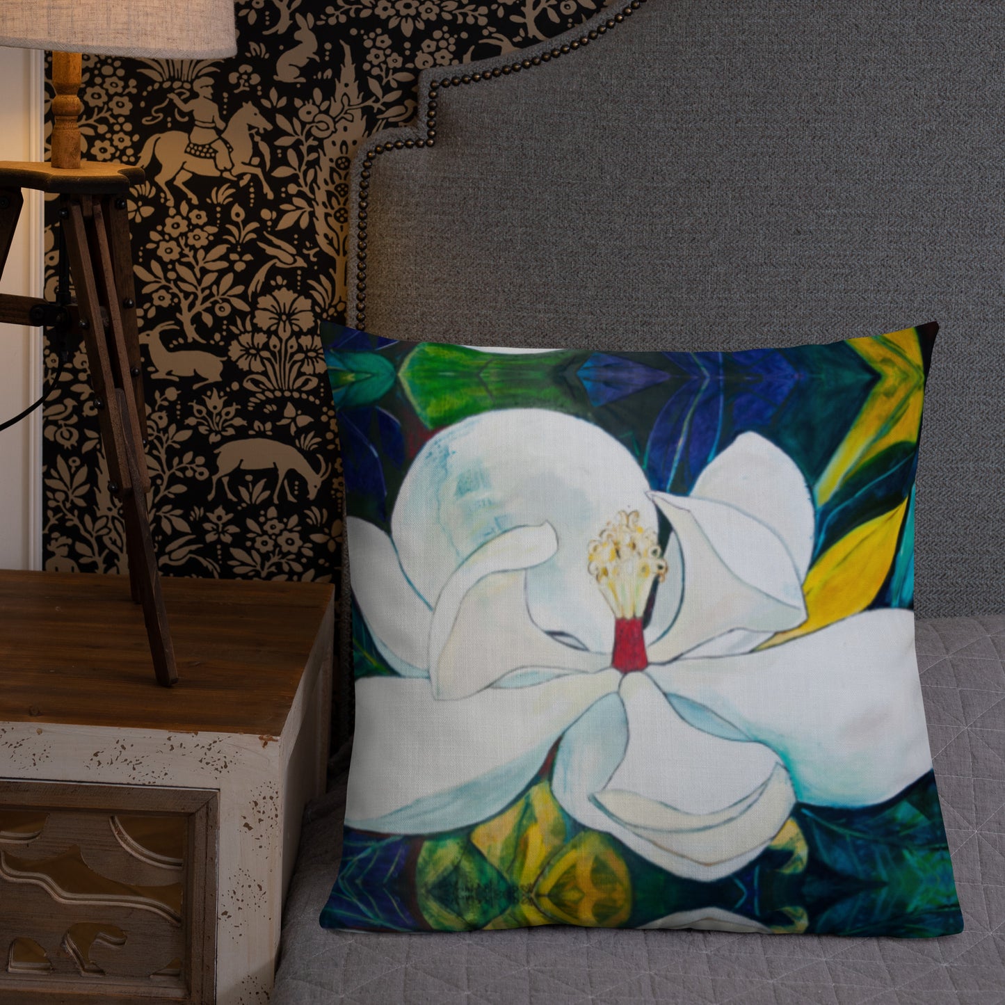 Bray Magnolia Premium Pillow