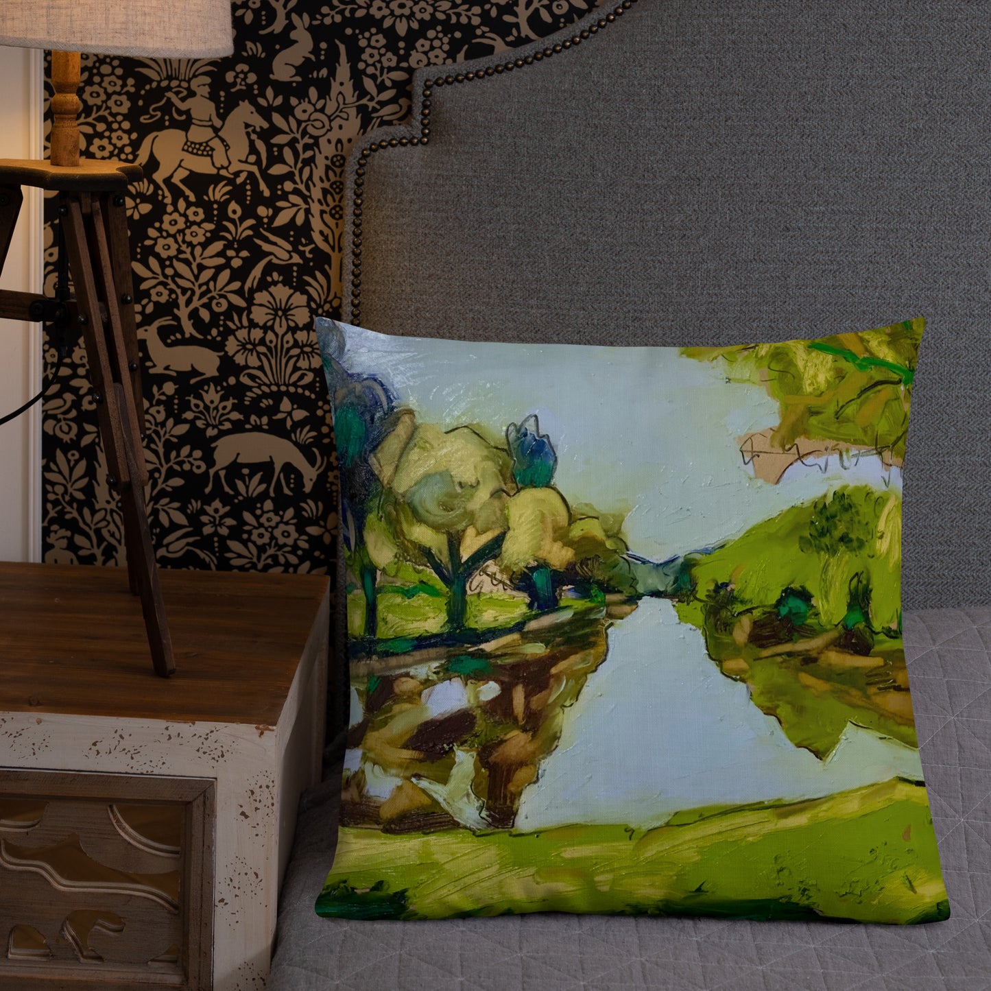 Study for Tranquil Lake Premium Pillow