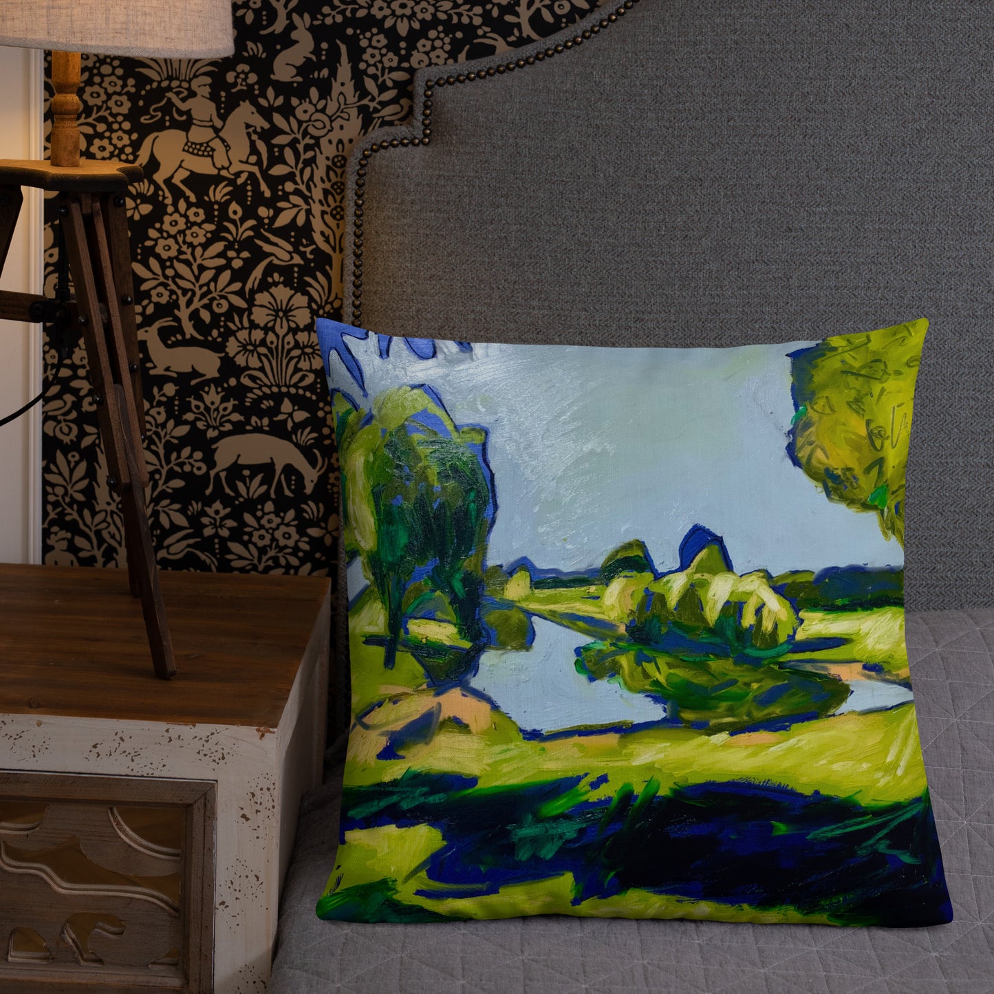 Study for Tranquil Lake IV Premium Pillow