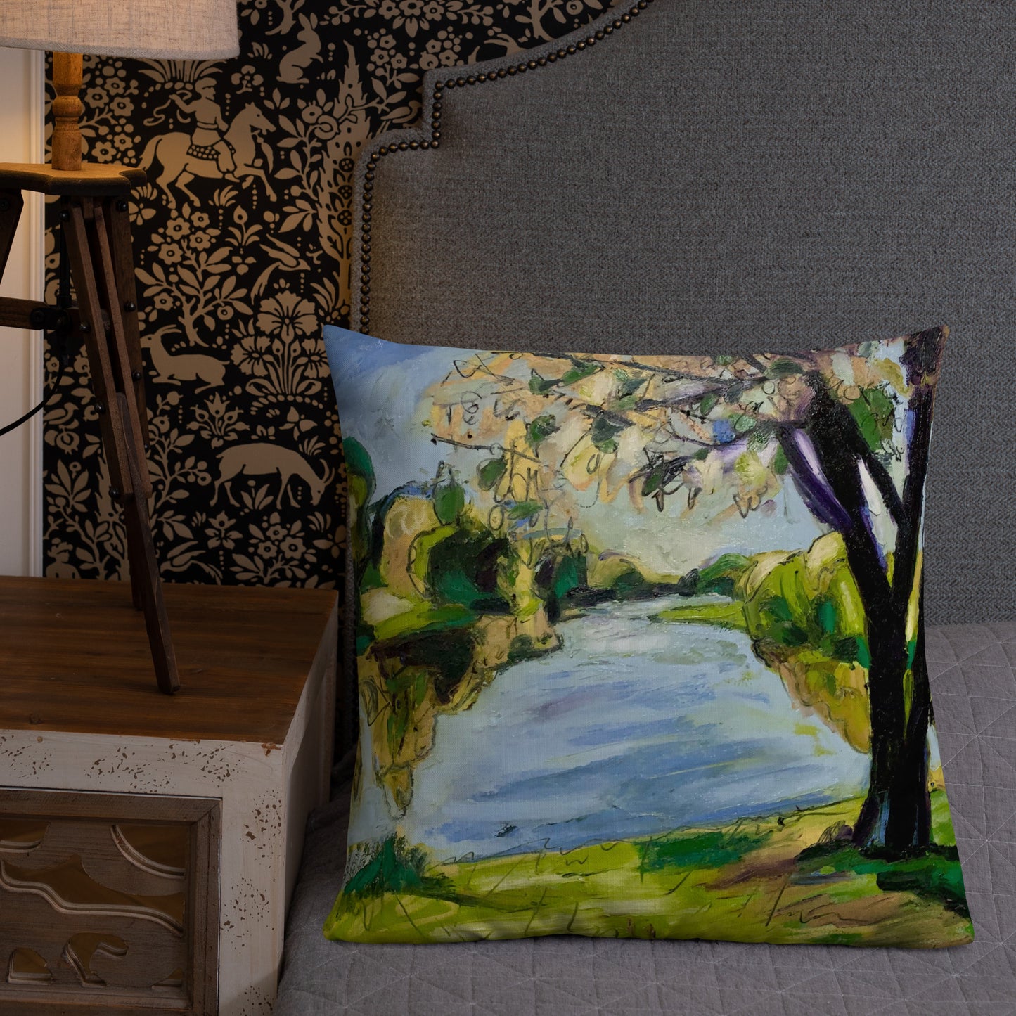 Study for Tranquil Lake VI Premium Pillow