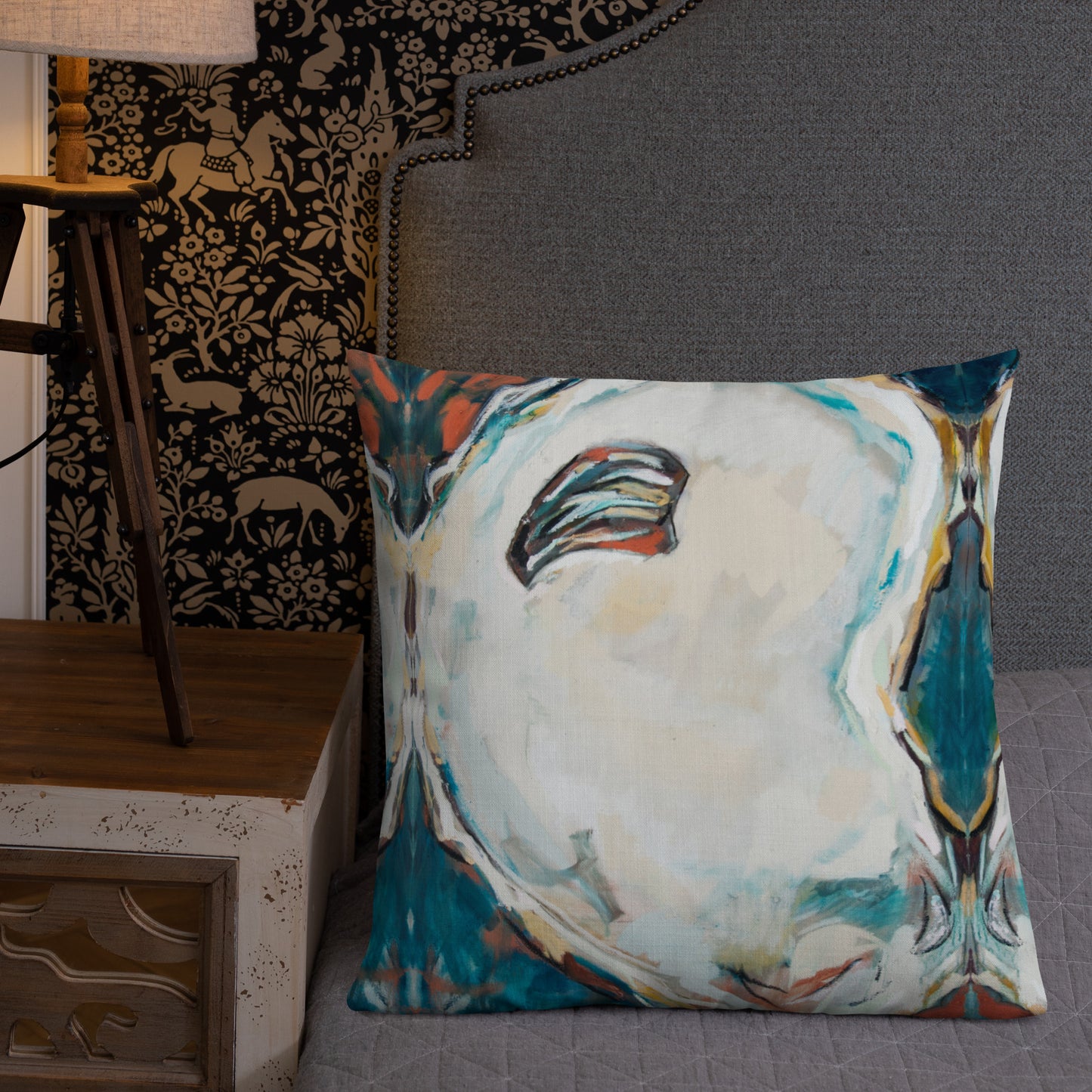 Teal Oyster Premium Pillow