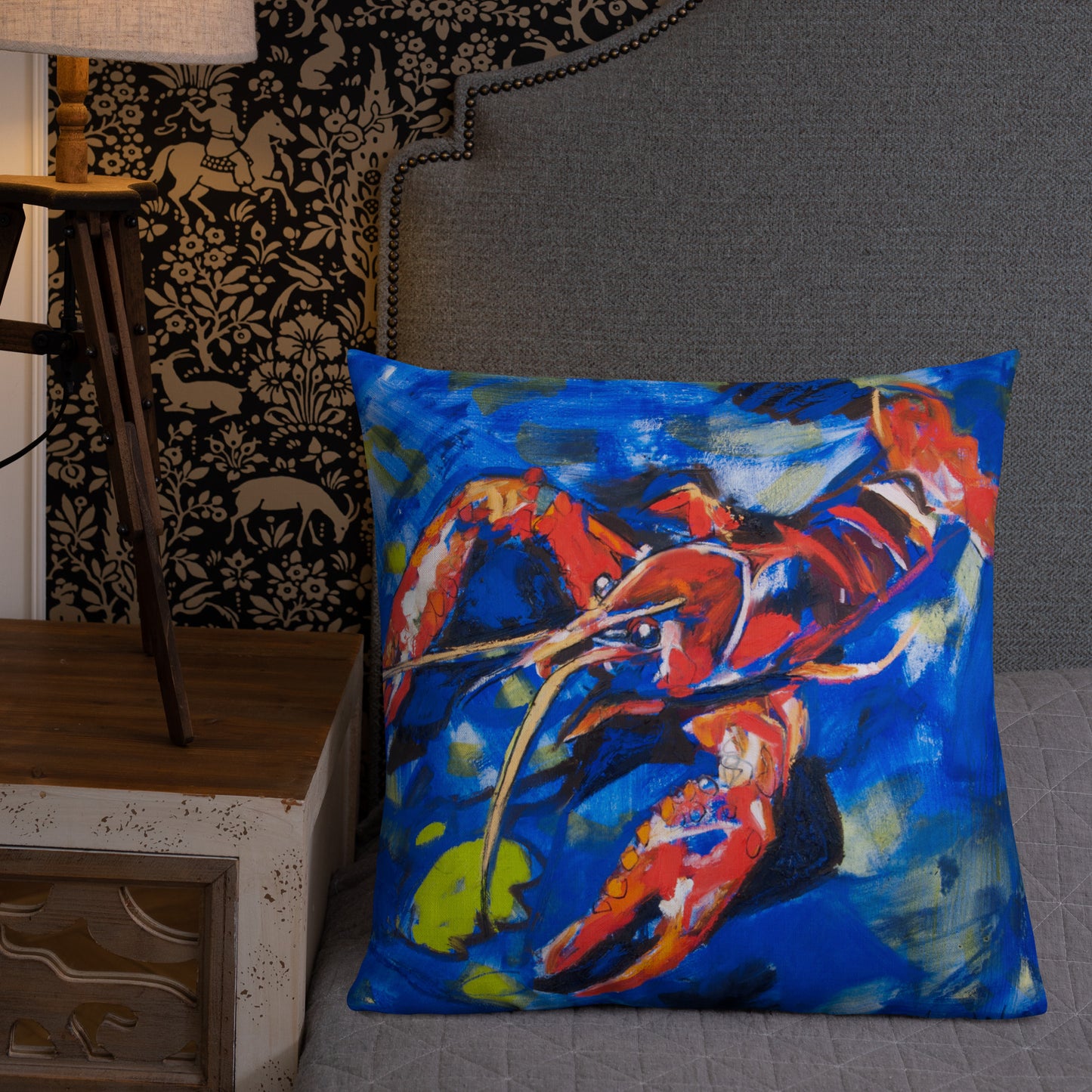 Crawfish in Habitat Premium Pillow