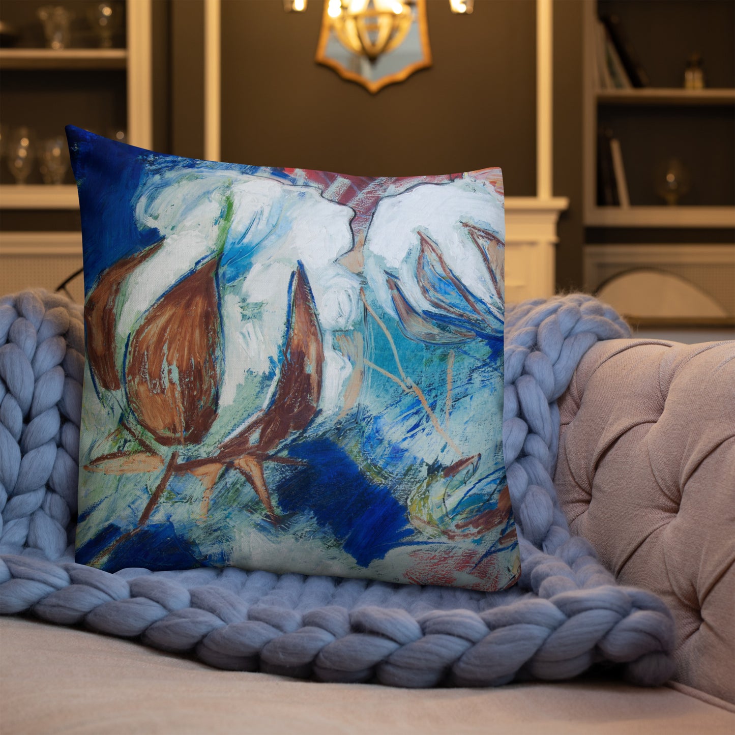 Tribute to Cotton (Cropped) Premium Pillow