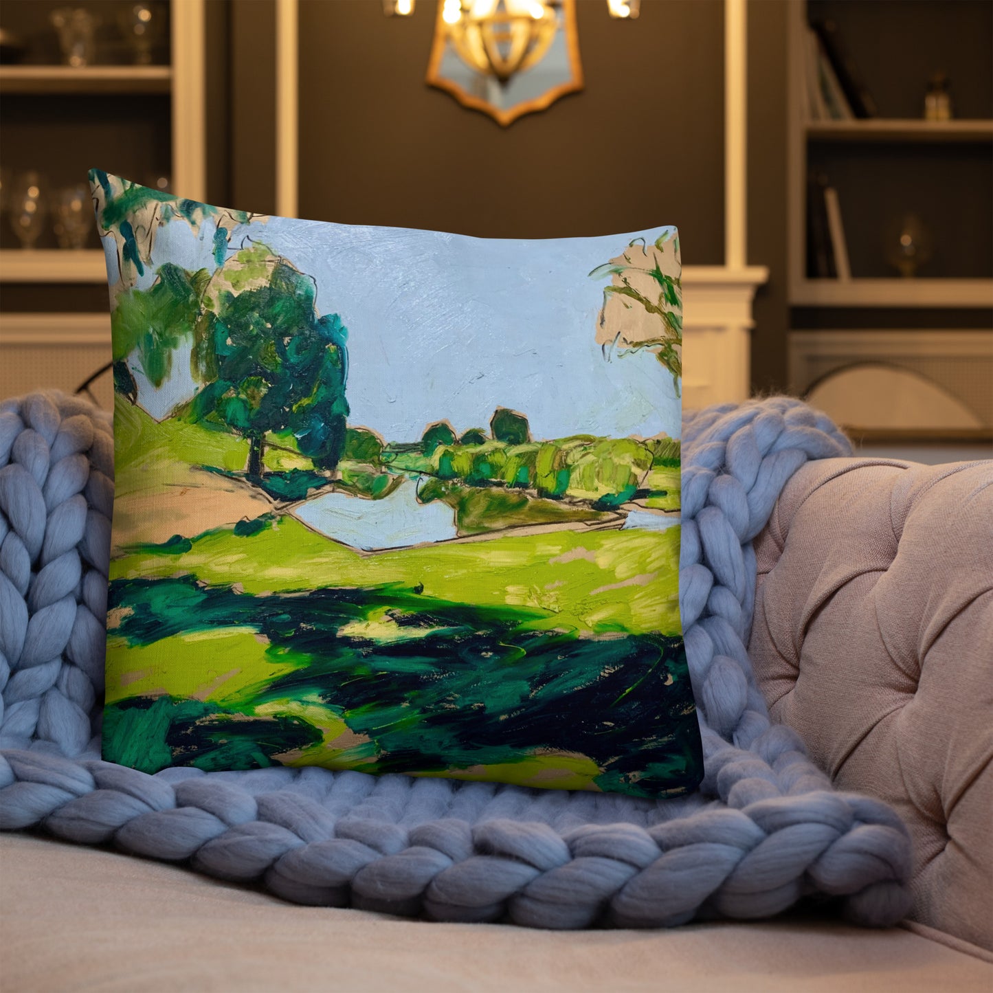 Study for Tranquil Lake II Premium Pillow