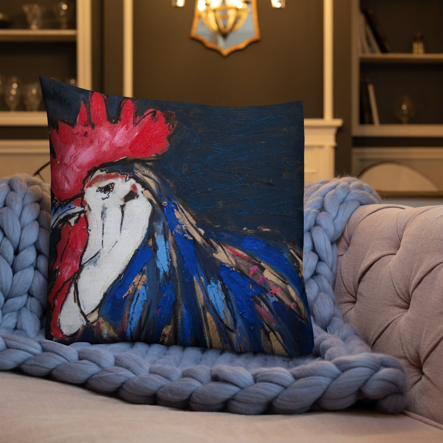 Study for Tribute to Heritage Poultry II Premium Pillow