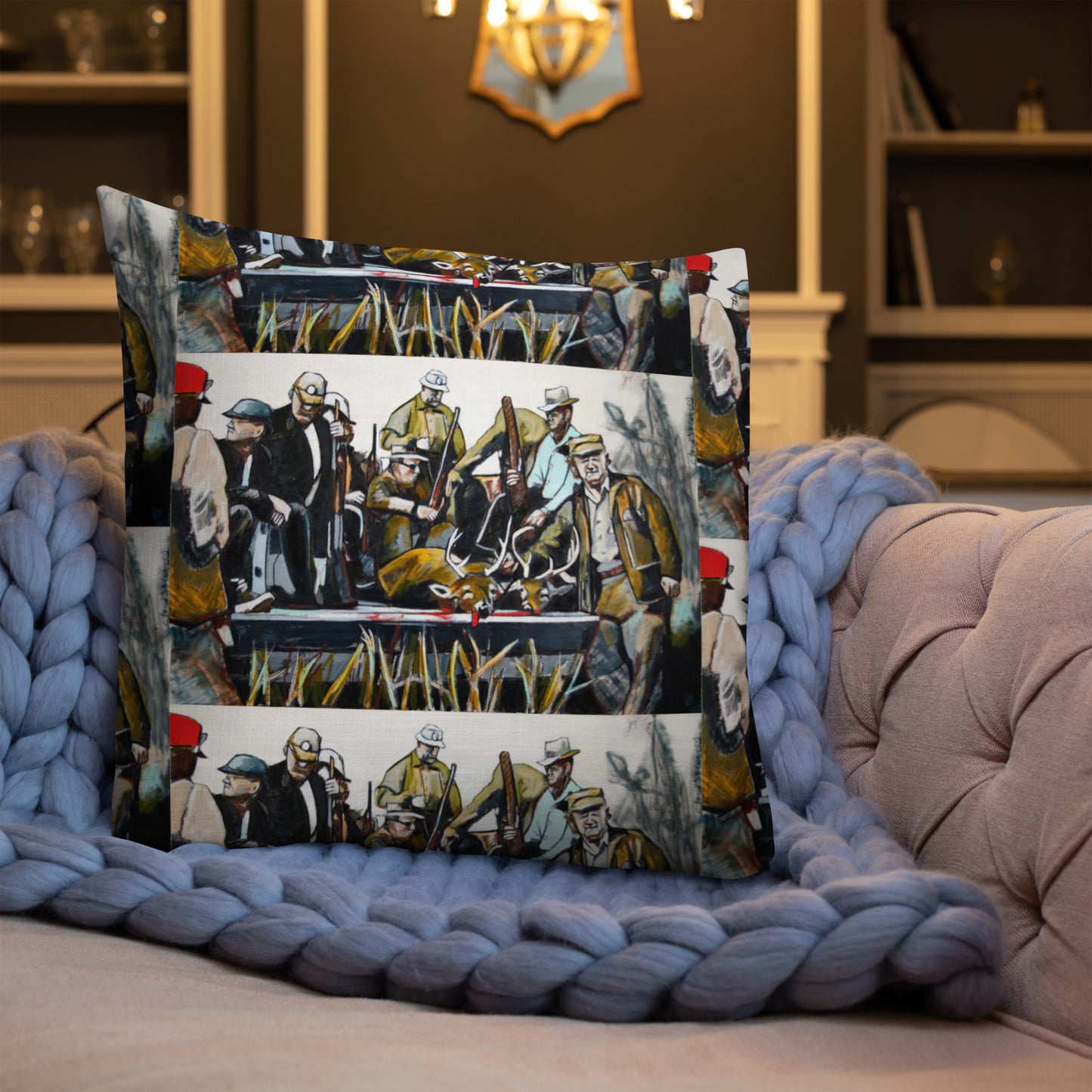 Vintage Sportsmen Premium Pillow