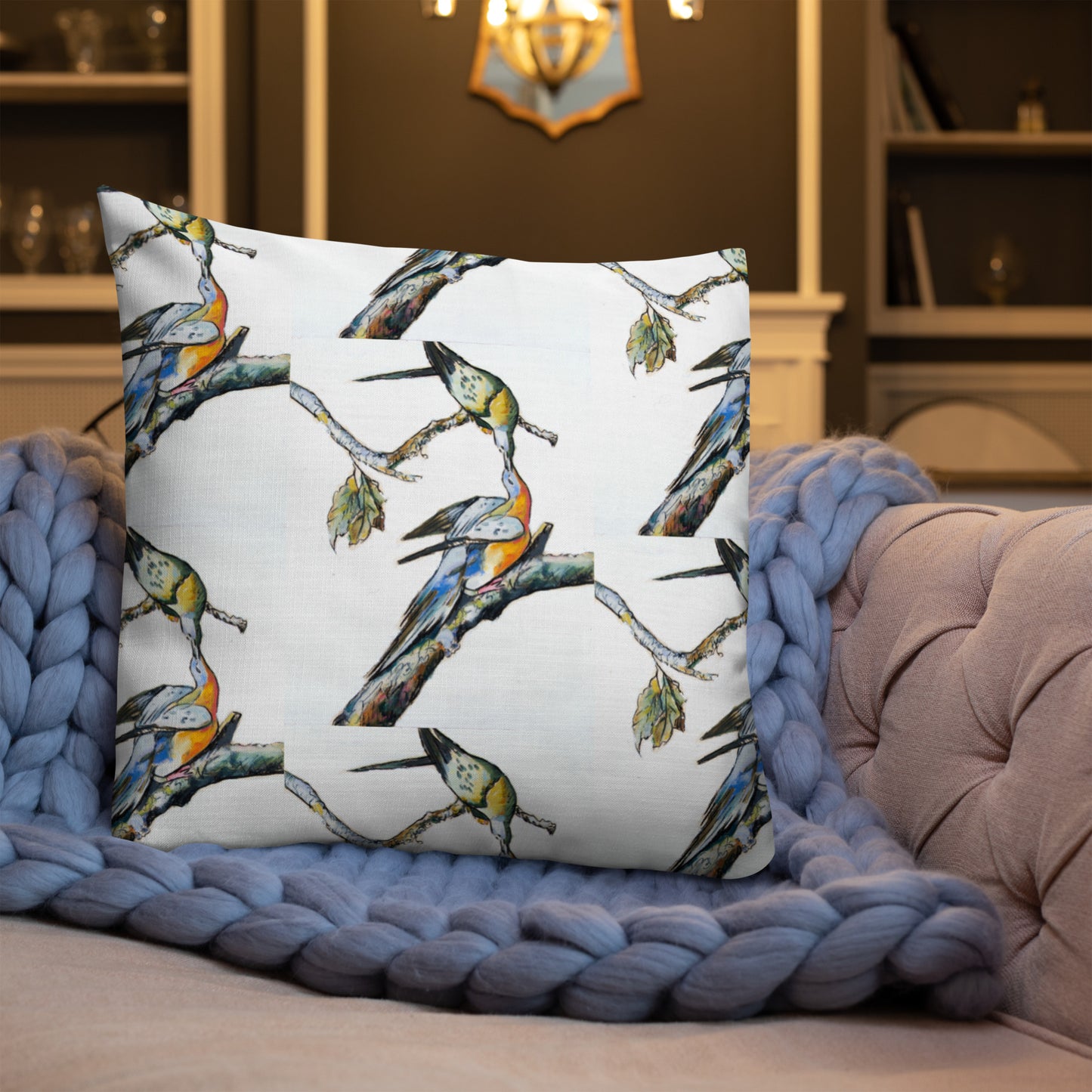 Passenger Pigeons Premium Pillow