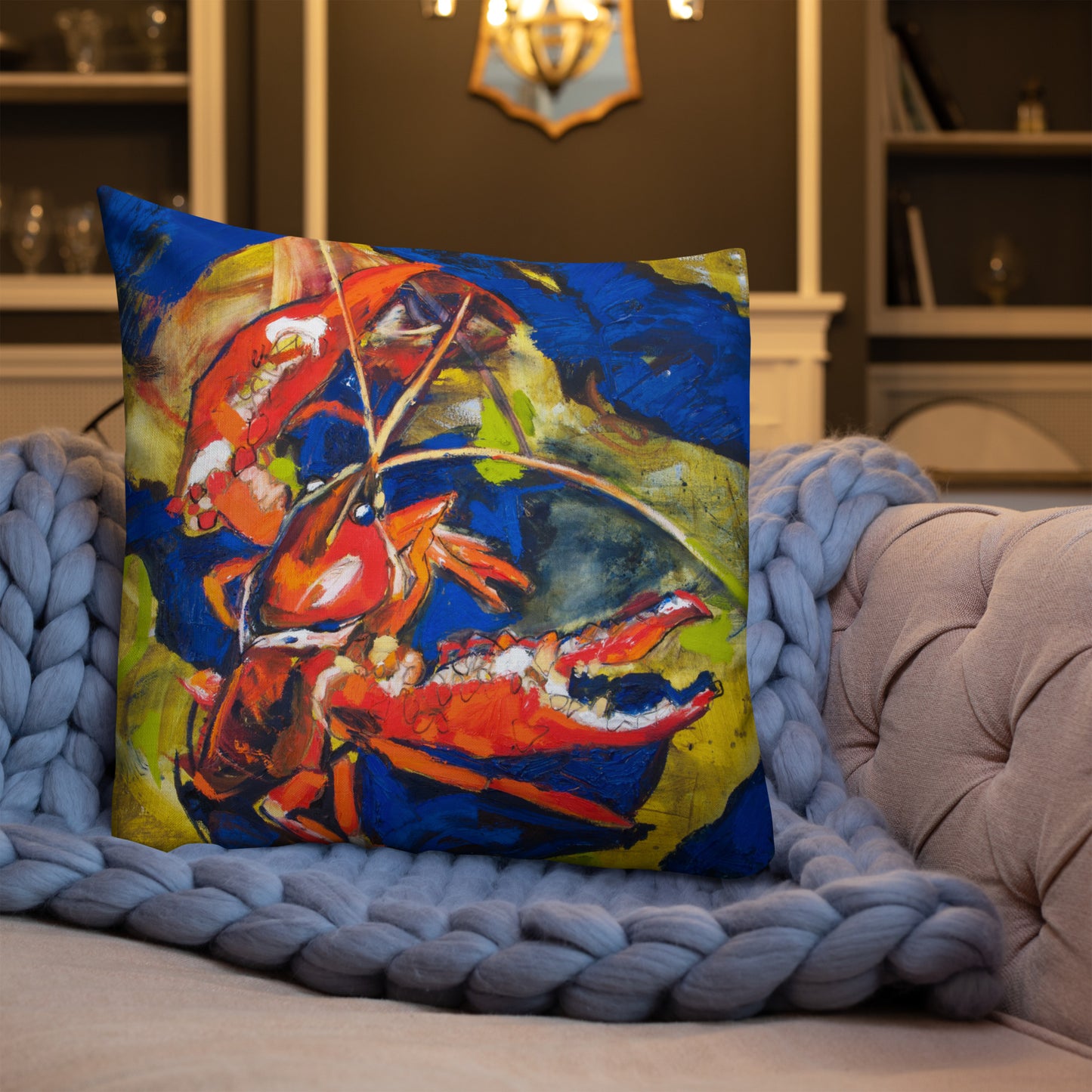 Crawfish in Habitat II Premium Pillow