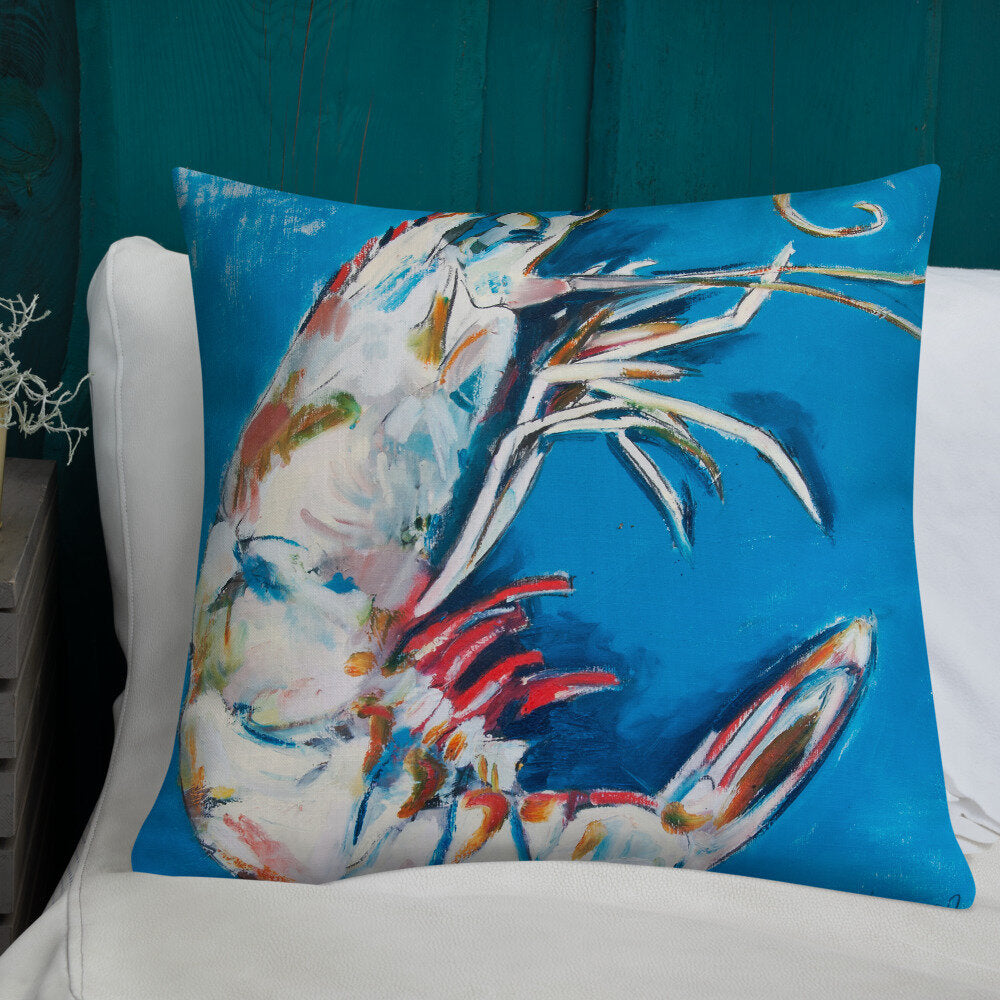 Aqua Shrimp Premium Pillow