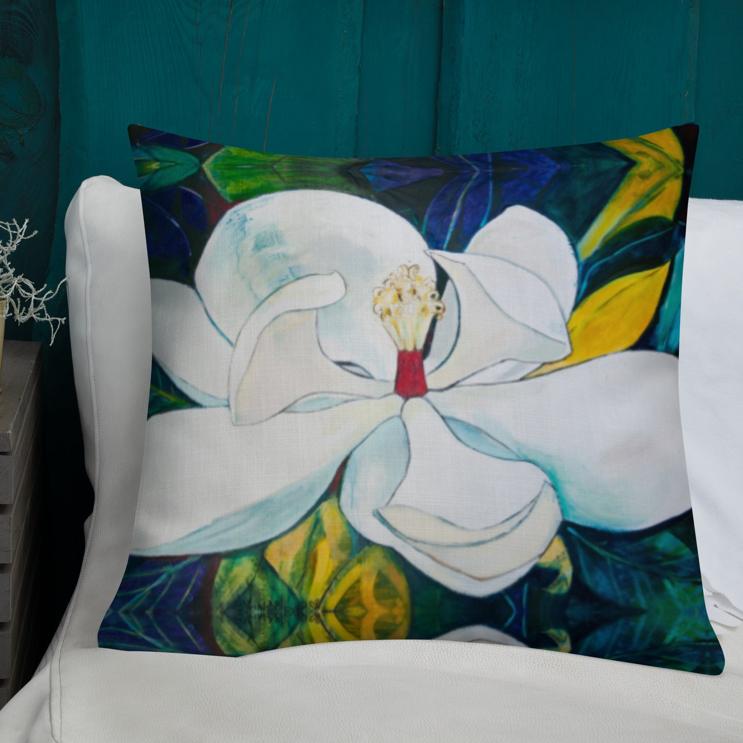 Bray Magnolia Premium Pillow