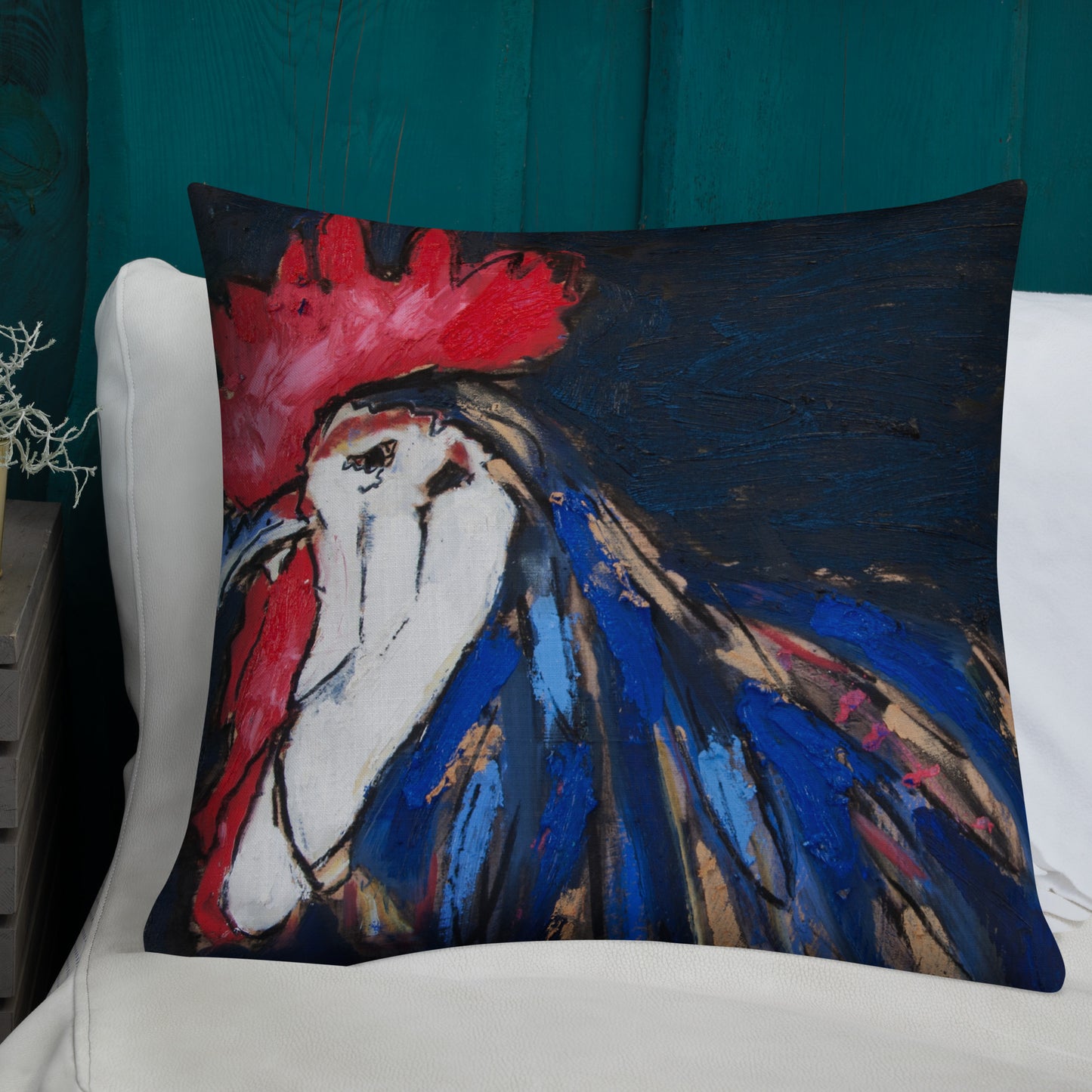 Study for Tribute to Heritage Poultry II Premium Pillow