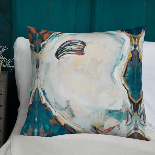 Teal Oyster Premium Pillow
