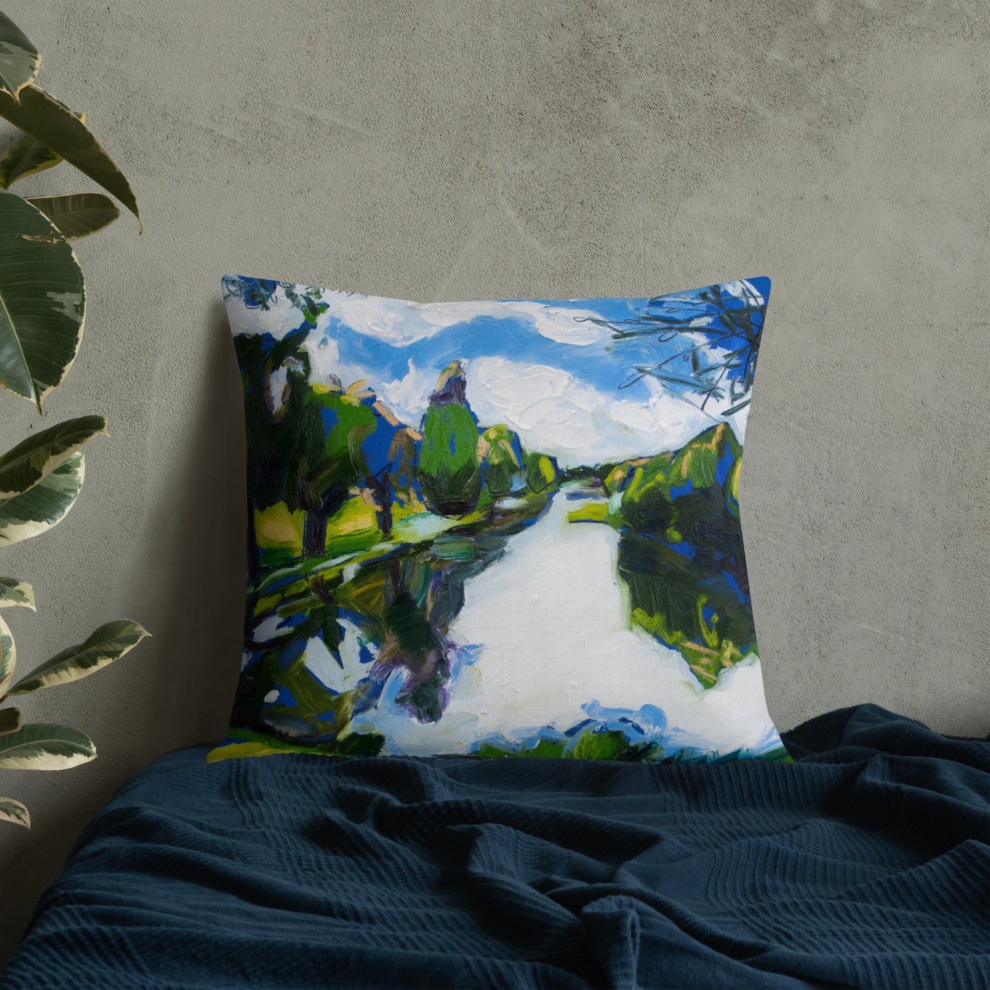 Study for Tranquil Lake III Premium Pillow