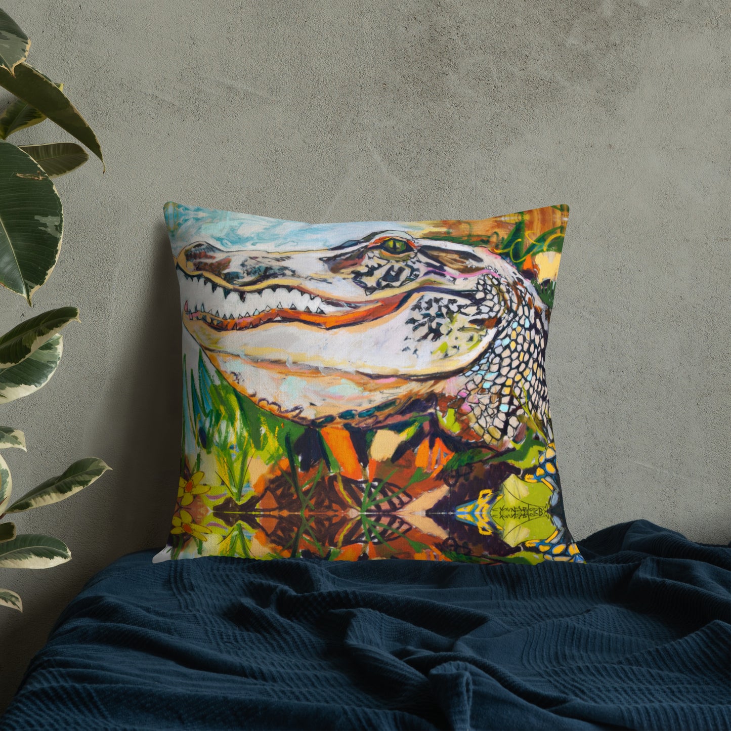 Groovy Gator Premium Pillow