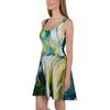 Abstract Magnolia Skater Dress