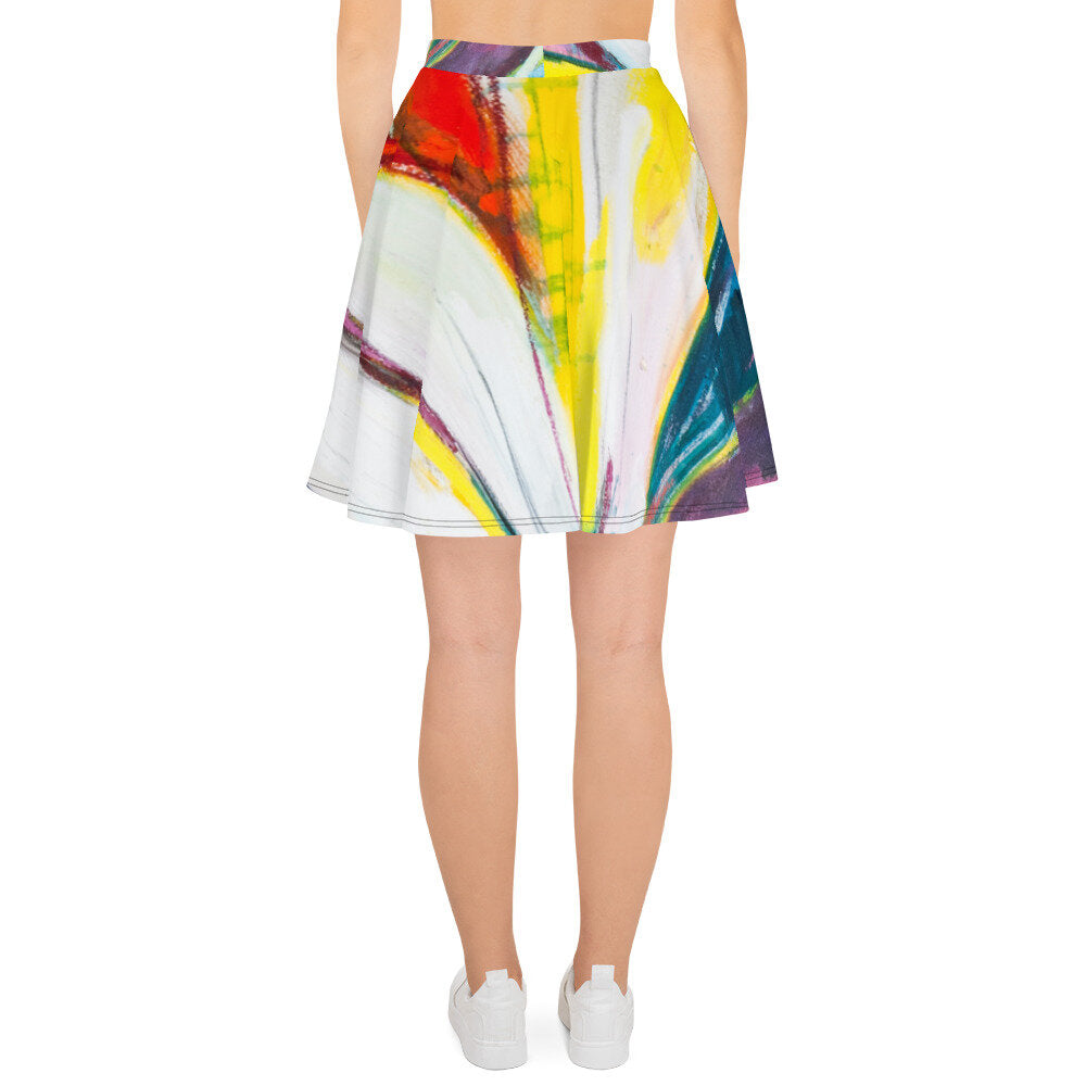 Zinnias Skater Skirt
