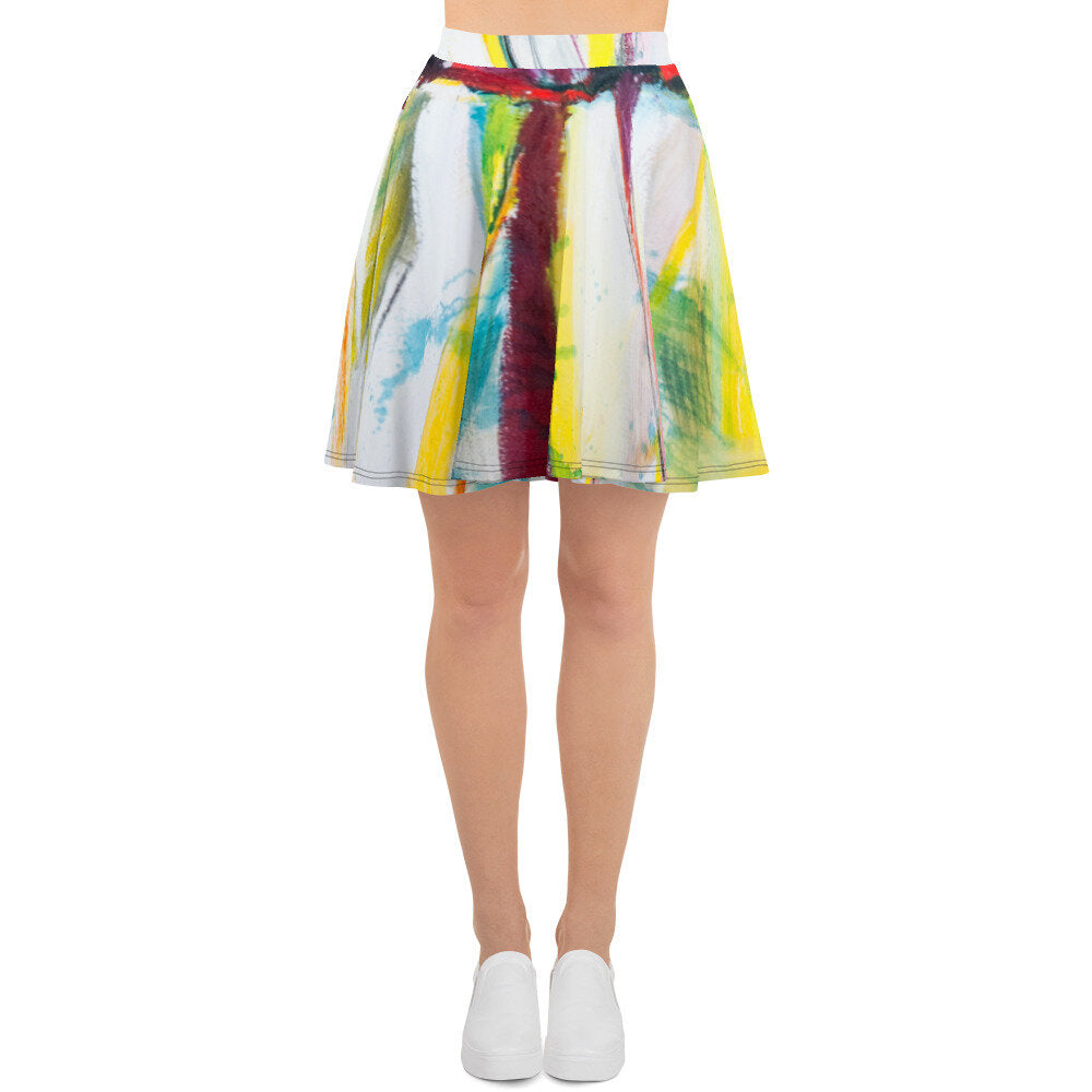Zinnias Skater Skirt