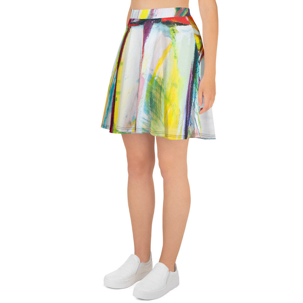 Zinnias Skater Skirt