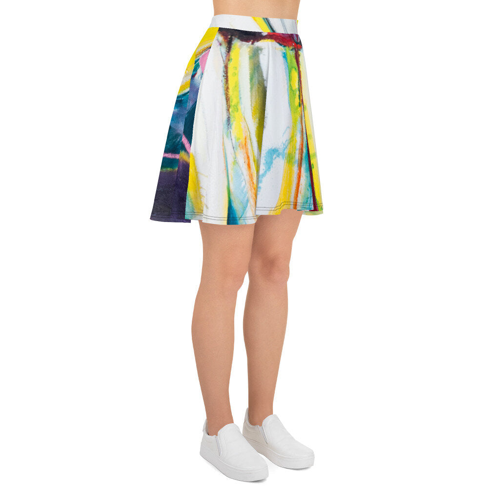 Zinnias Skater Skirt