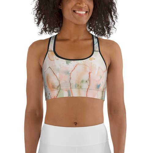 Watercolor Sports bra