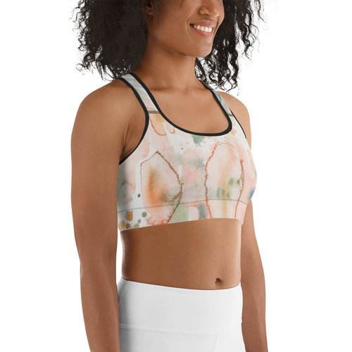 Watercolor Sports bra