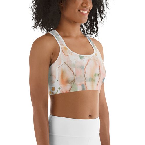 Watercolor Sports bra
