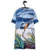 Blue Heron Catching Fish II T-shirt dress