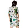 Veronese Magnolia Pattern T-shirt dress