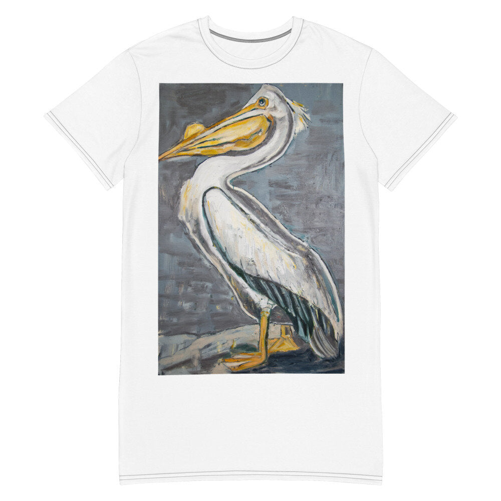 White Pelican T-shirt dress