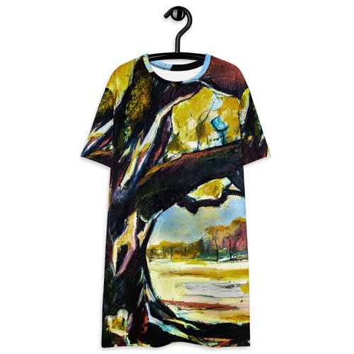 Square Tree of Life T-shirt dress