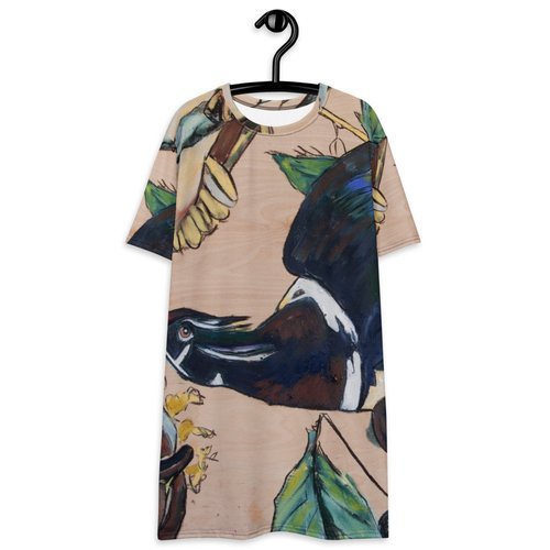 Wood Duck T-shirt dress