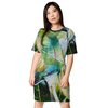 Abstract Magnolia II T-shirt dress